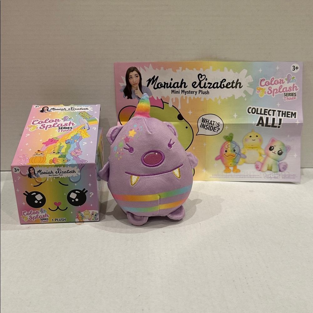 Moriah Elizabeth Series 3 Color Splash Bumblebear Mini Plush – Open Box, New